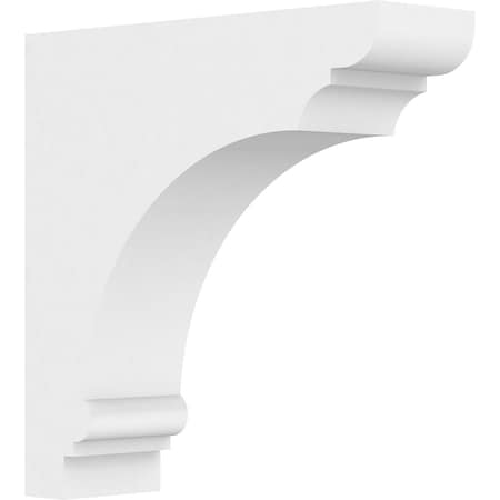 Ekena Millwork Standard Hughes Architectural Grade PVC Bracket, 3 1/2"W x 12"D x 12"H BKTP04X12X12HUG